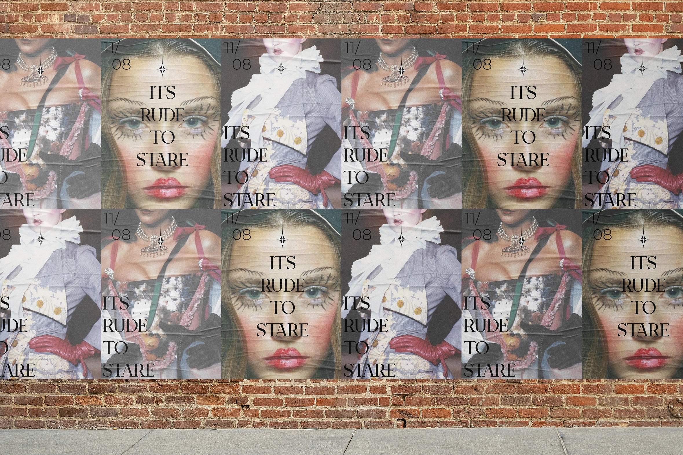 Asteri wall poster mockup