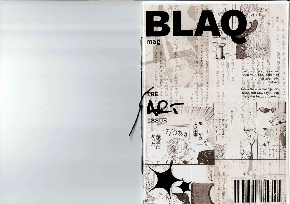 BLAQ Mag Issue 1 Art spread 1