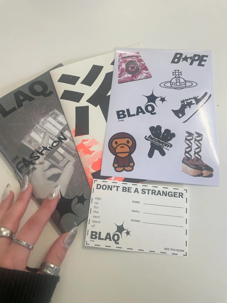 BLAQ Mag Issue 2 Fashion packaging 1