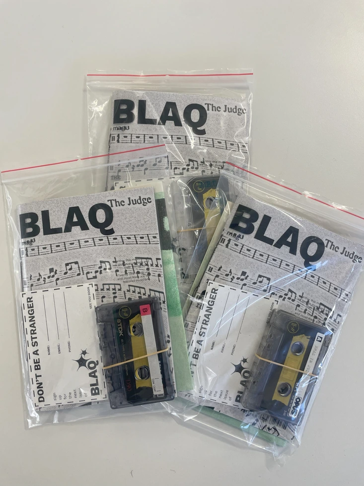 BLAQ Mag Issue 3 Music packaging 1