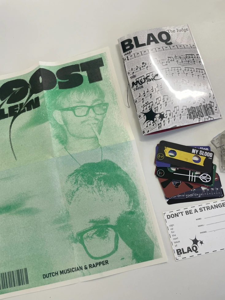 BLAQ Mag Issue 3 Music packaging 3
