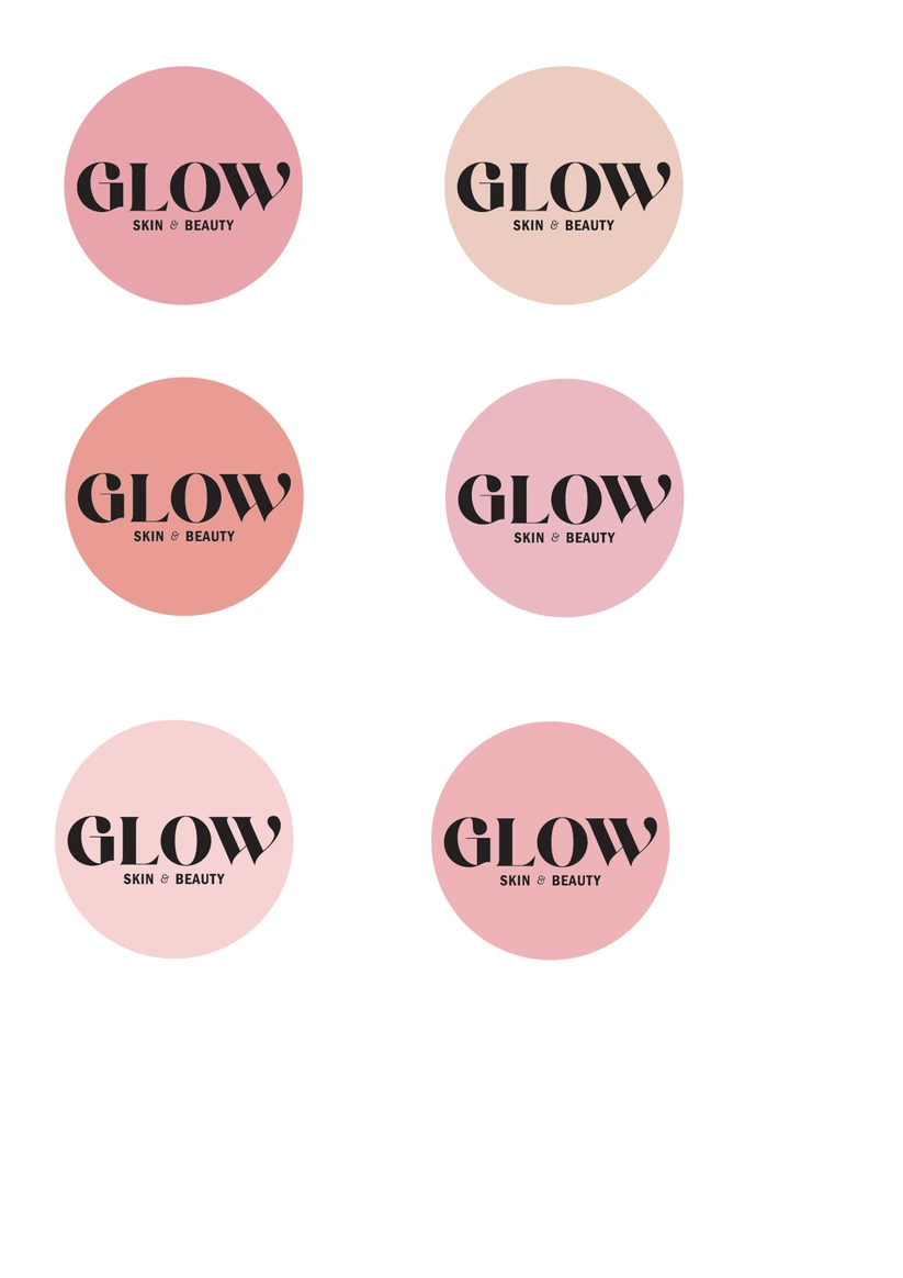 Glow Skin & Beauty brand identity 1