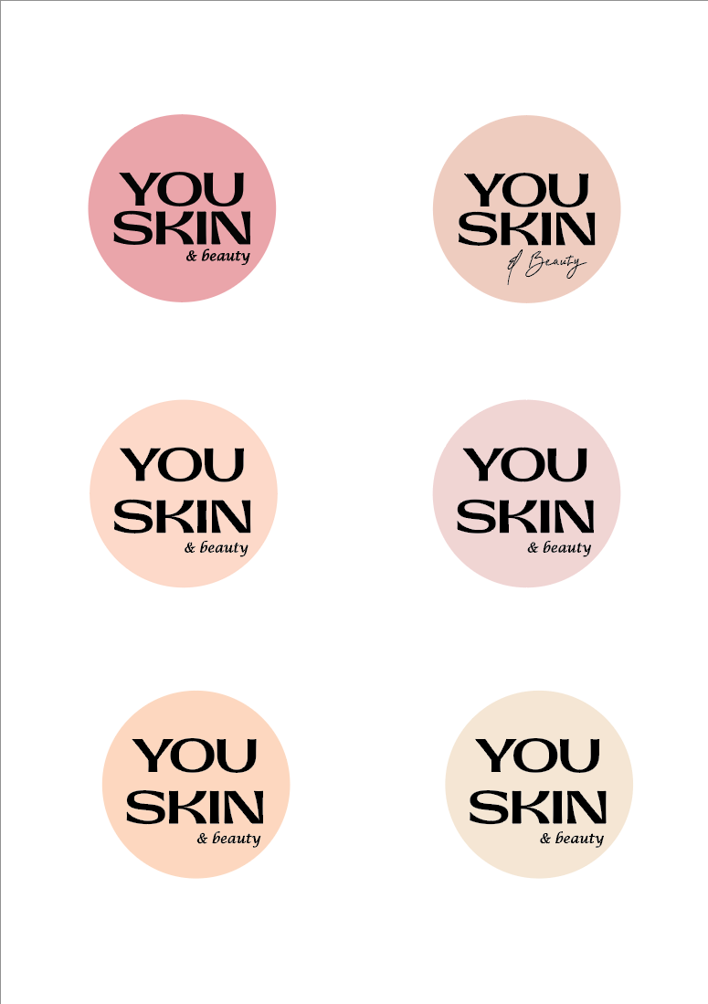 You Skin & Beauty brand identity 2