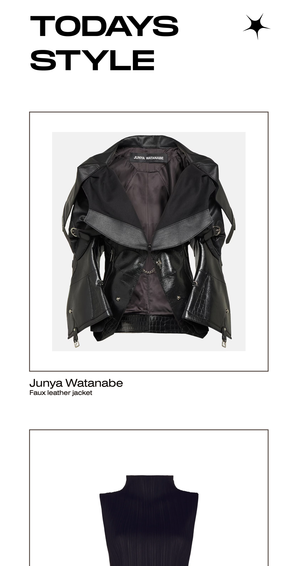 MYSTYLE Today's Style outfit view — jacket and top